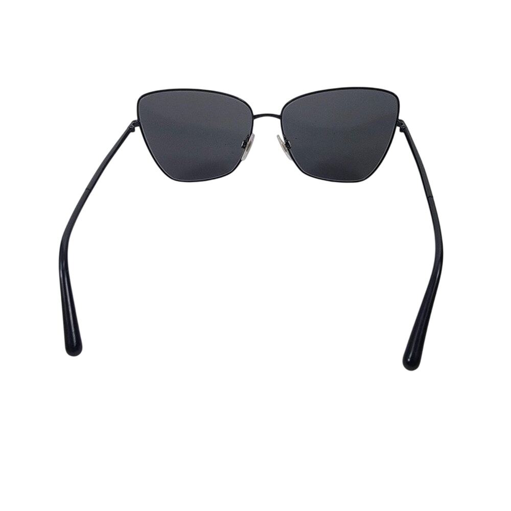 NEW Dolce & Gabbana Semi Cat Eye Sunglasses Black Mirrored Size 66,12 - Picture 6 of 9